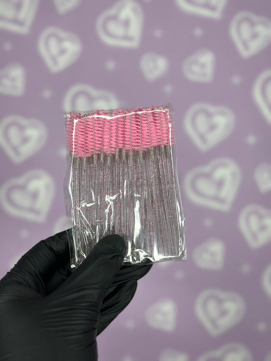 Glitter Lash Spoolies – 50pcs