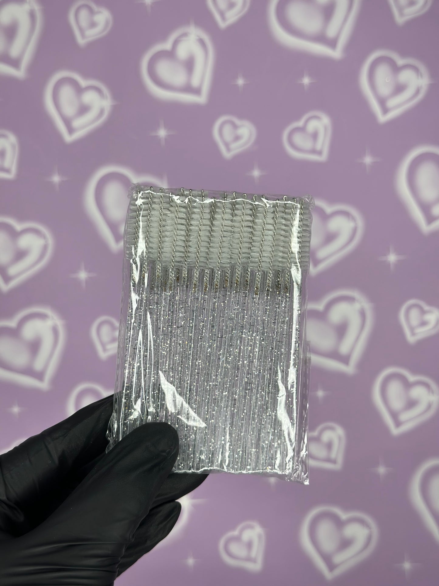 Glitter Lash Spoolies – 50pcs